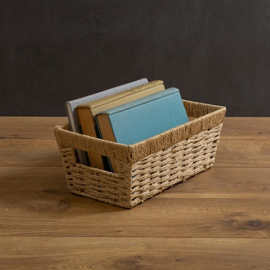 Simplify Small Dutch Weave Shelf Storage Basket